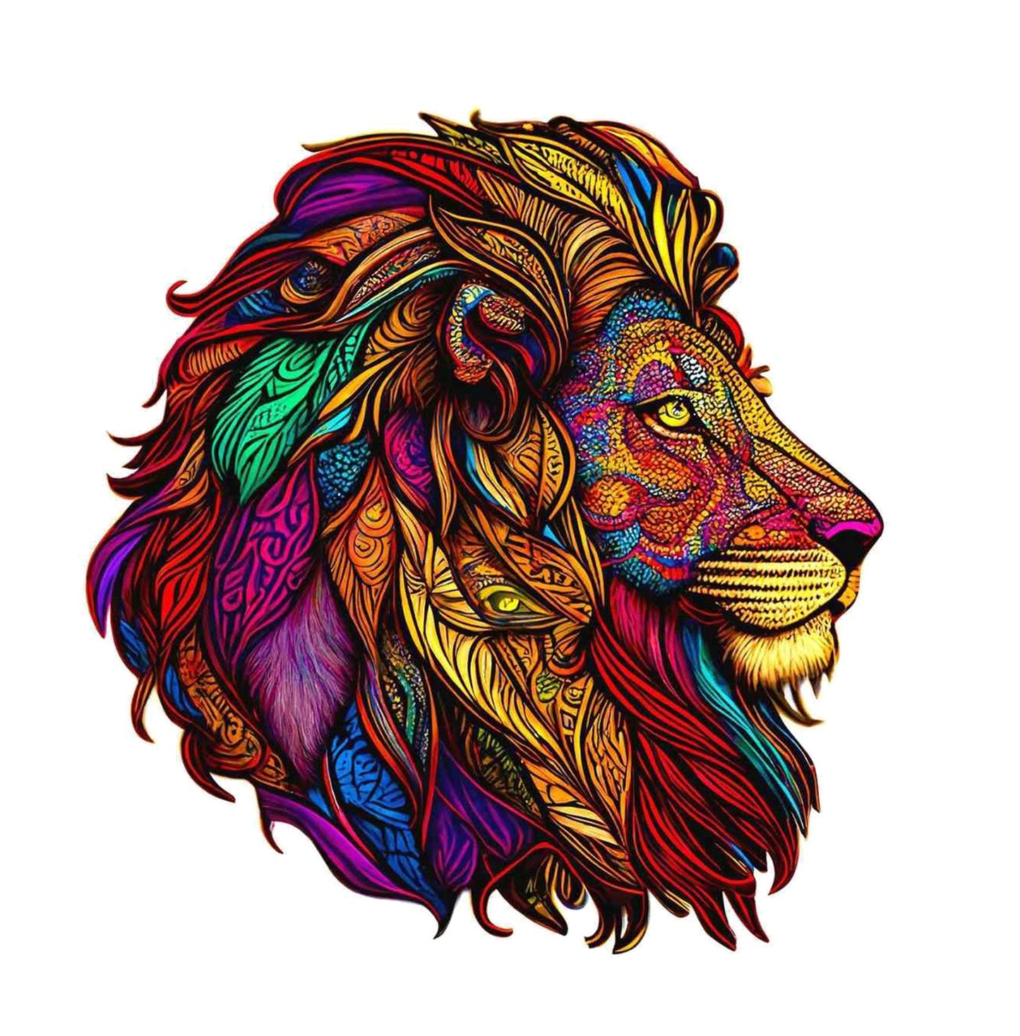 Majestic Lion - Wooden Jigsaw Puzzle