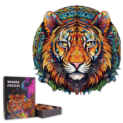 Mandala Tiger - Wooden Jigsaw Puzzle