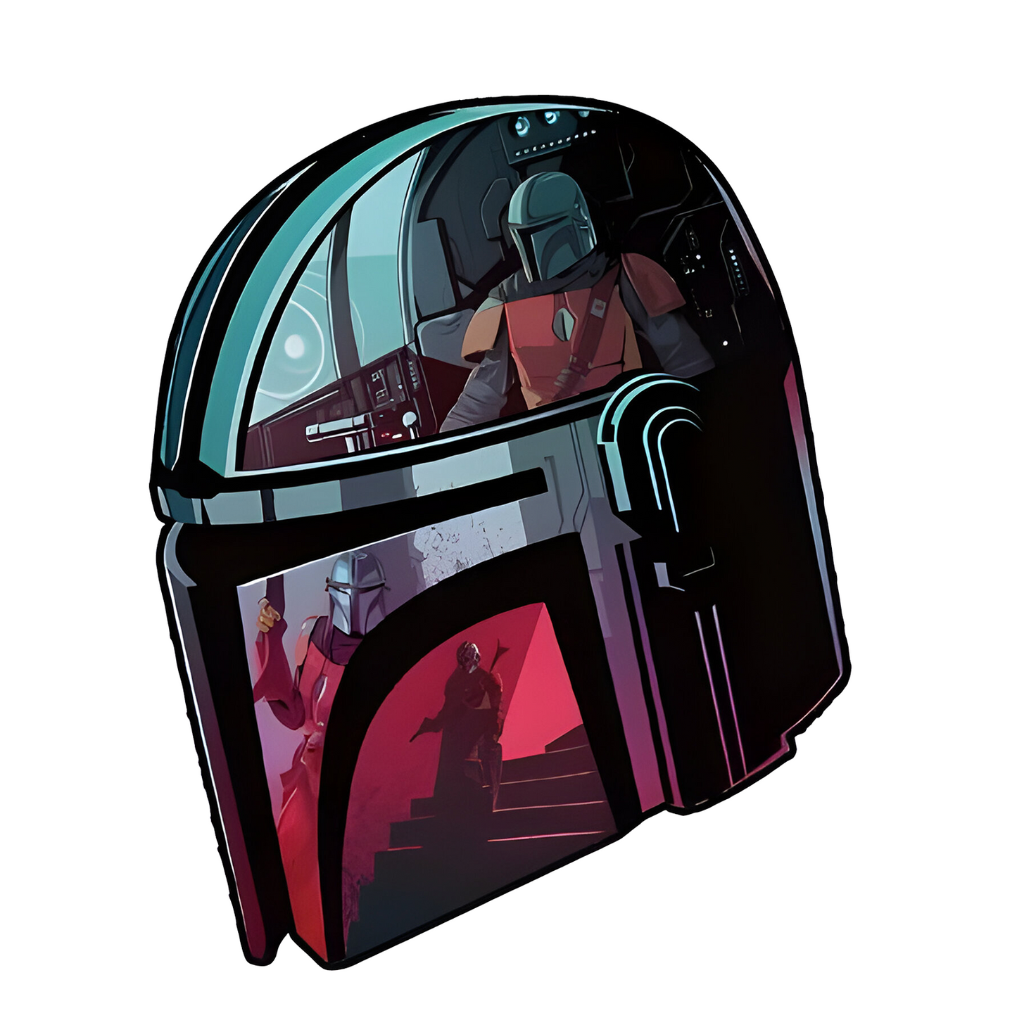 Mando In Helmet - Wooden Jigsaw Puzzle