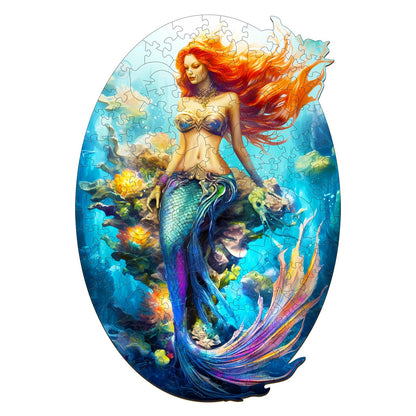 Mermaid 2 - Wooden Jigsaw Puzzle