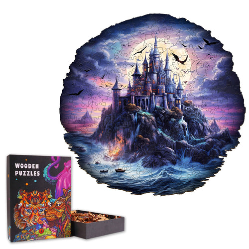 Mysterious Castle - Wooden Jigsaw Puzzle