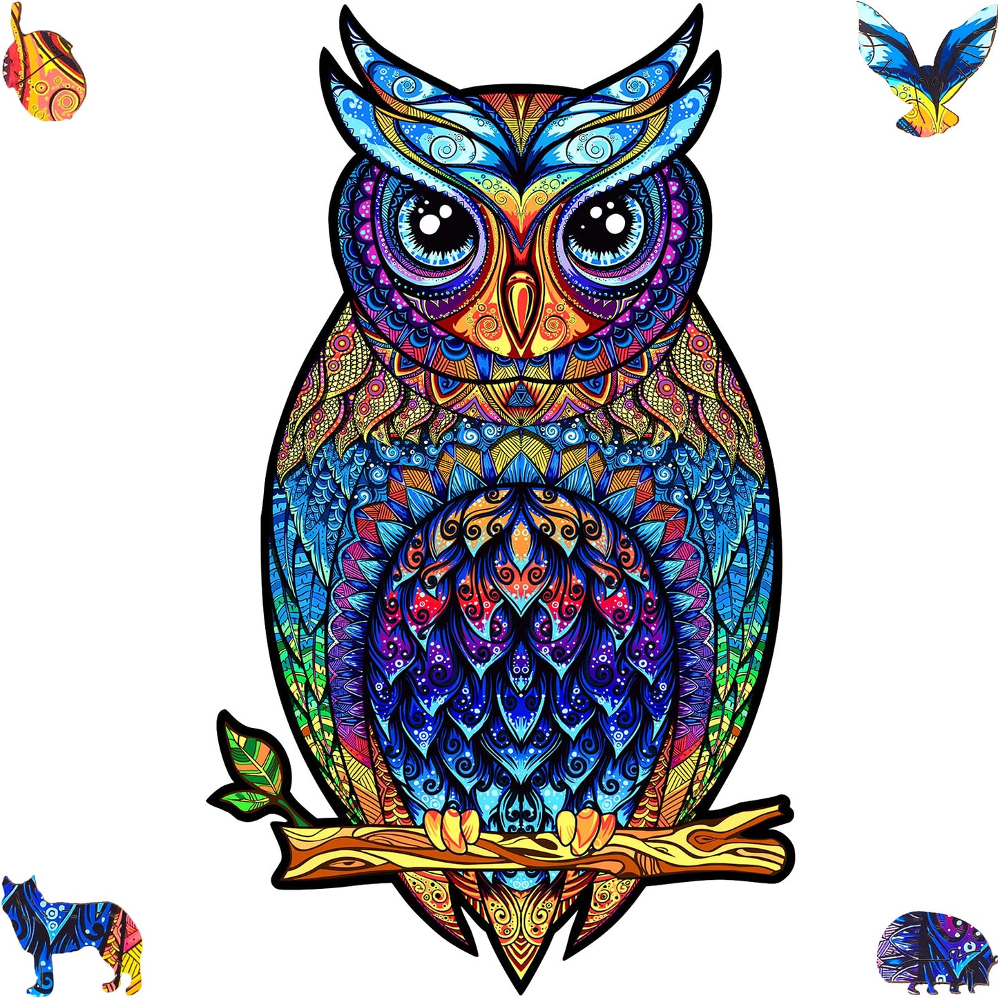 Charming Owl - Wooden Jigsaw Puzzle