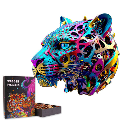 Rockin' Cheetah - Wooden Jigsaw Puzzle