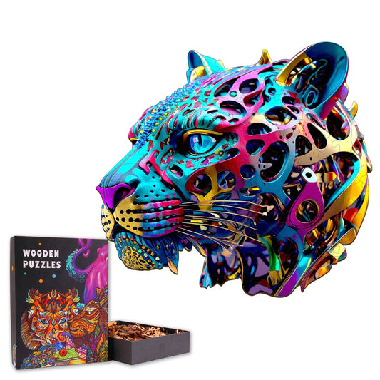 Rockin' Cheetah - Wooden Jigsaw Puzzle