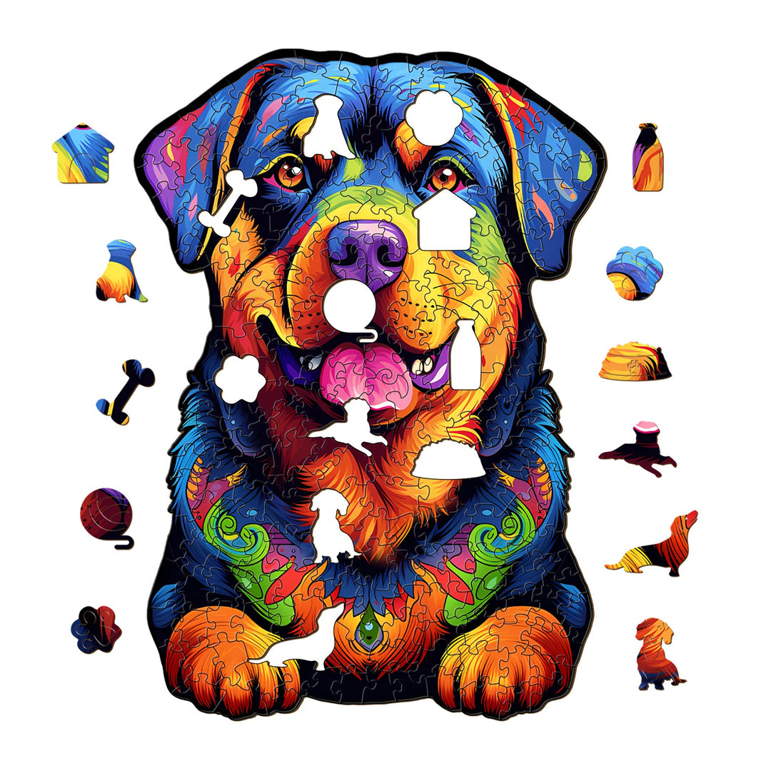 Rottweiler - Wooden Jigsaw Puzzle