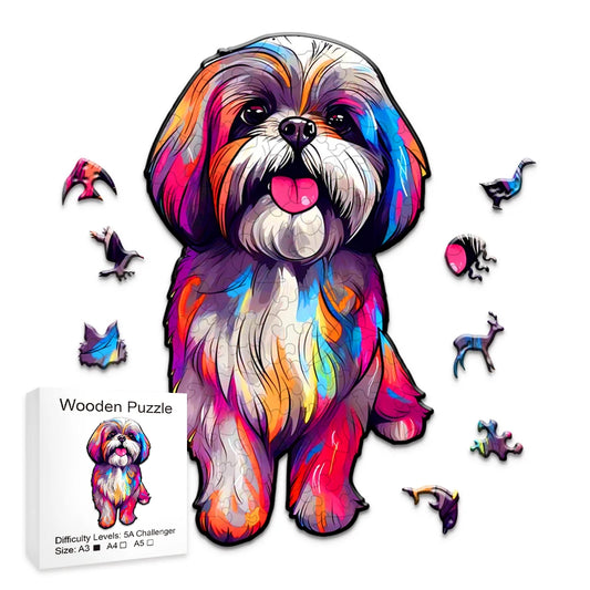 Shih Tzu - Wooden Jigsaw Puzzle