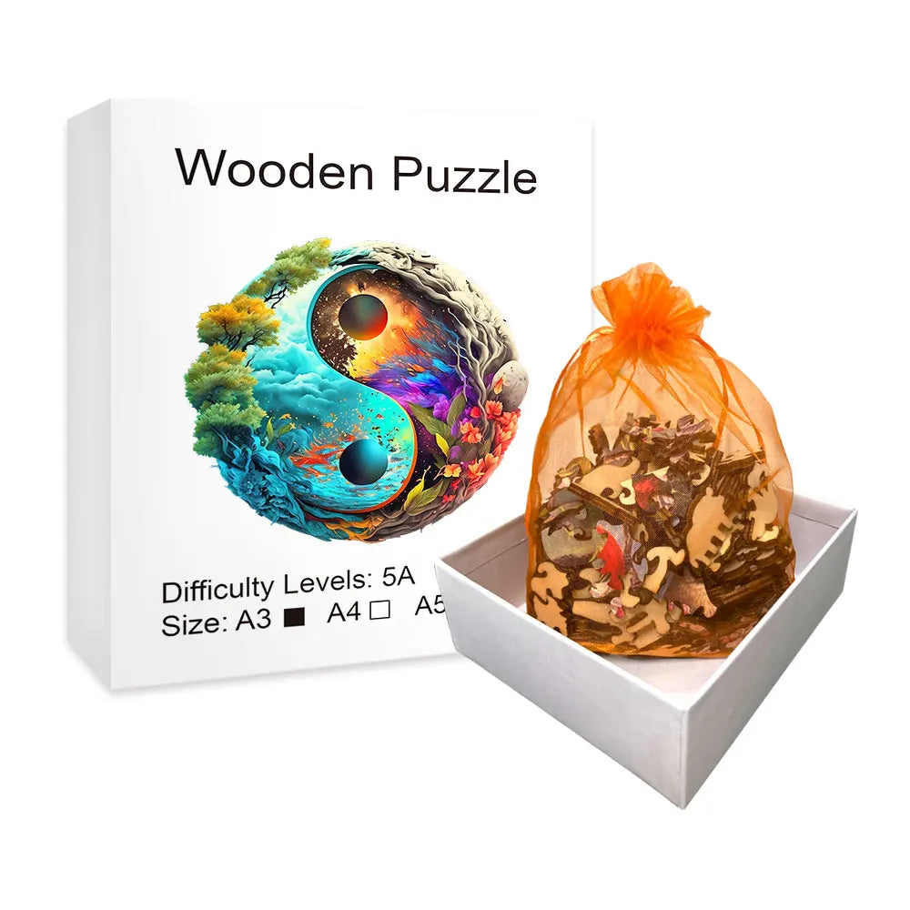 Tai Chi Ocean - Wooden Jigsaw Puzzle