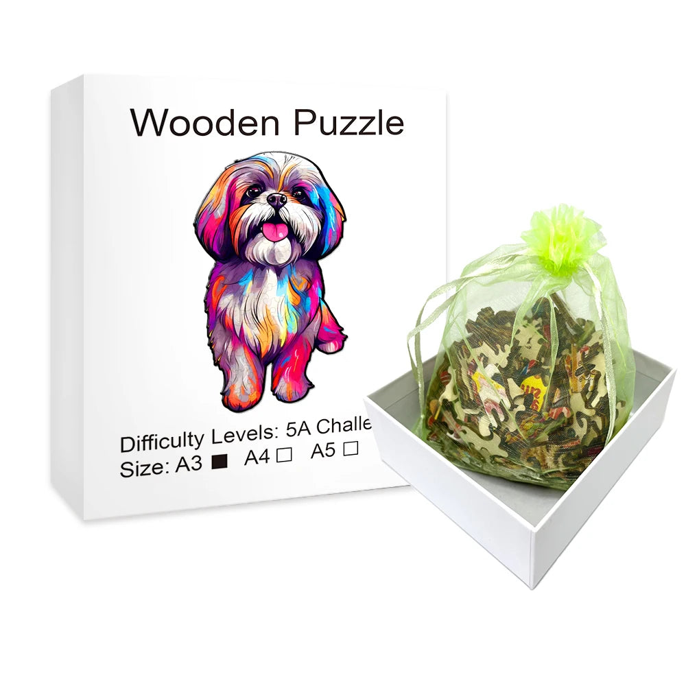 Shih Tzu - Wooden Jigsaw Puzzle