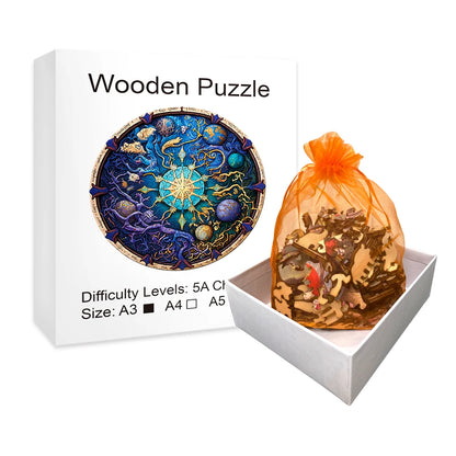 Unique Yin Yang - Wooden Jigsaw Puzzle