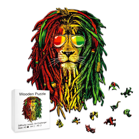 Rasta Lione - Wooden Jigsaw Puzzle