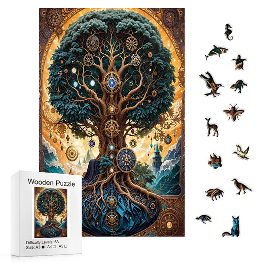 Tree of Time - Wooden Jigsaw Puzzle