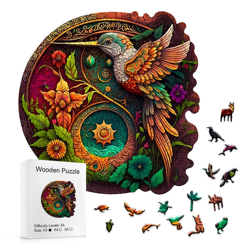 Hummingbird Disc Jigsaw Puzzle