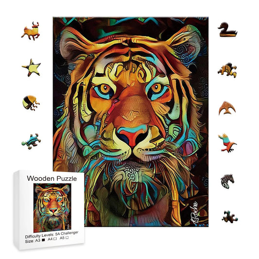 Tiger Zzle - Wooden Jigsaw Puzzle