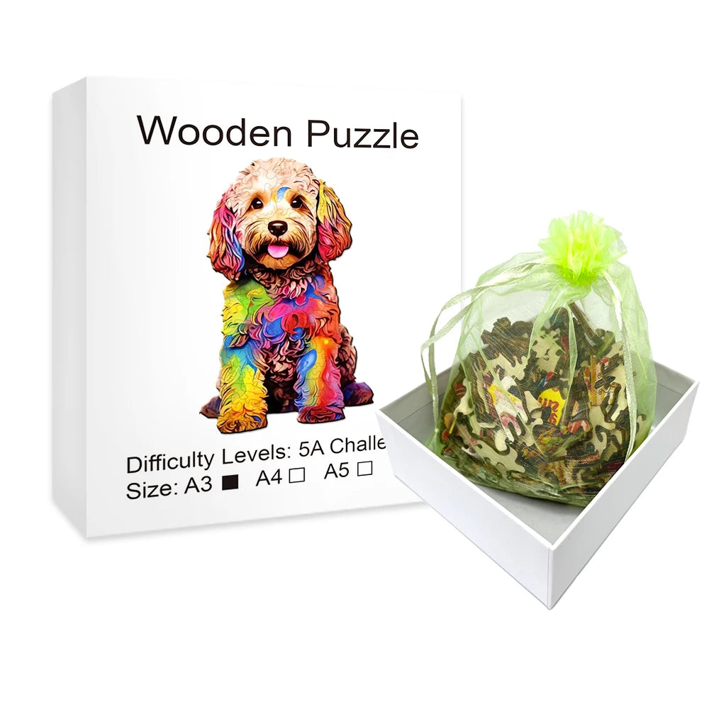 Cavapoo/Cockapoo Dog - Wooden Jigsaw Puzzle