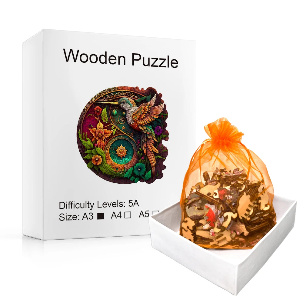 Hummingbird Disc Jigsaw Puzzle