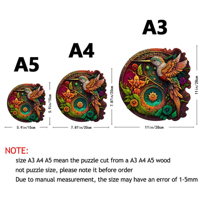 Hummingbird Disc Jigsaw Puzzle