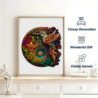 Hummingbird Disc Jigsaw Puzzle