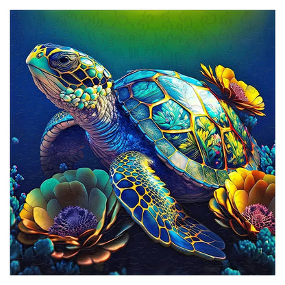 Happy Sea Flower Turtle