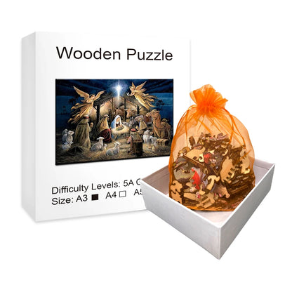 Jesus Nativity - Wooden Jigsaw Puzzle