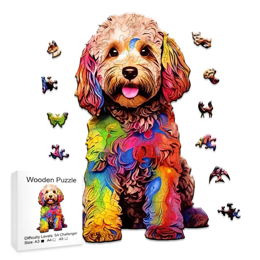 Cavapoo/Cockapoo Dog - Wooden Jigsaw Puzzle