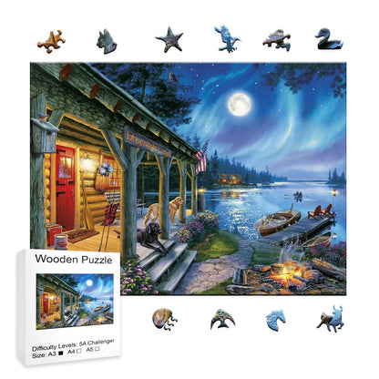 Exquisite Night - Wooden Jigsaw Puzzle