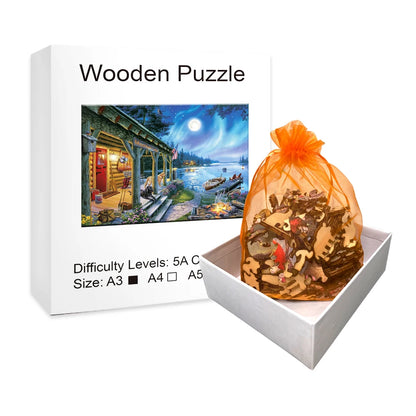 Exquisite Night - Wooden Jigsaw Puzzle