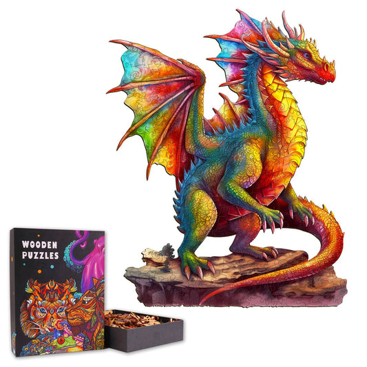 The Standing Dragon - Wooden Jigsaw Puzzle