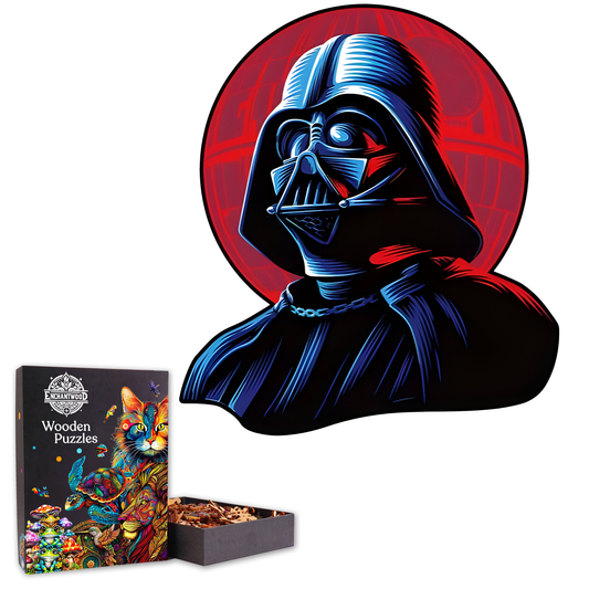 Vaider Death Star - Wooden Jigsaw Puzzle