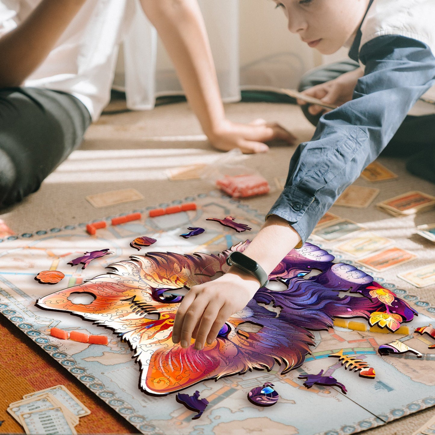 Cute Cat - Wooden Jigsaw Puzzle