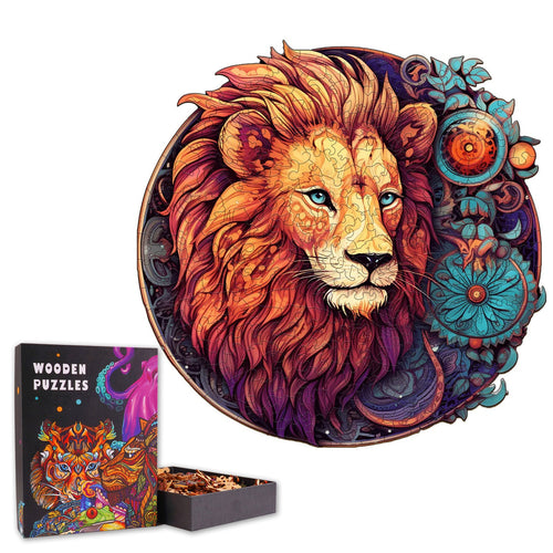 Yin Yang Lion - Wooden Jigsaw Puzzle