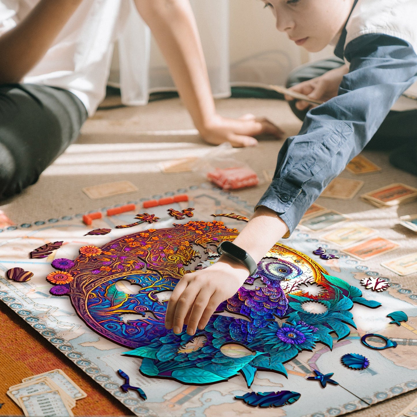 Yin Yang Owl - Wooden Jigsaw Puzzle